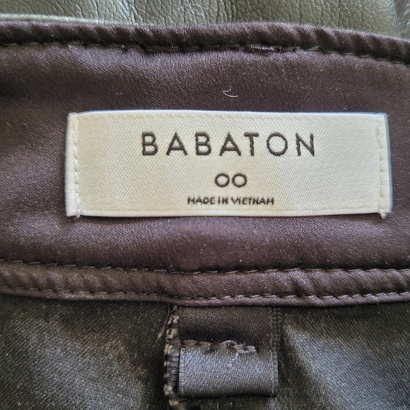 Aritzia Babaton Command Cropped Faux Leather Pant - Picture 8 of 8